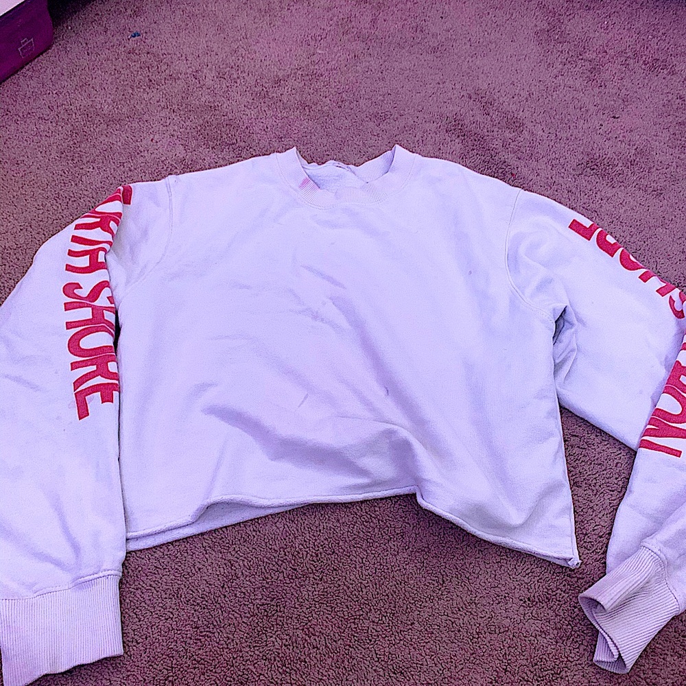 Brandy White Crewneck